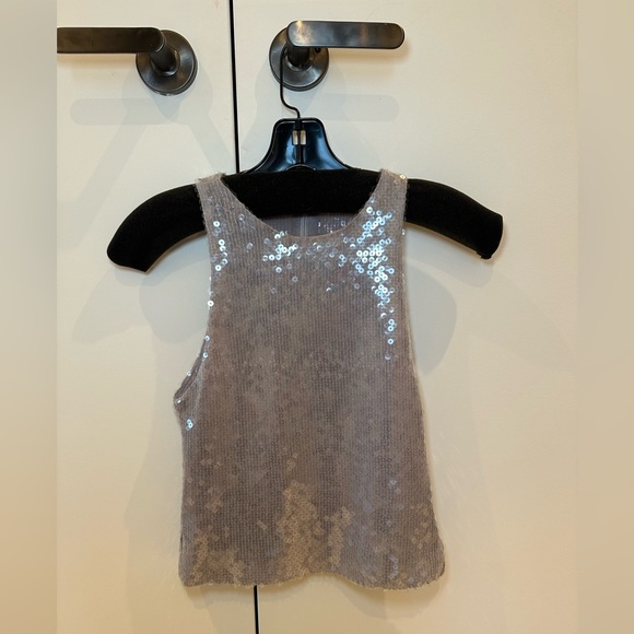 Sequin Sleeveless Top